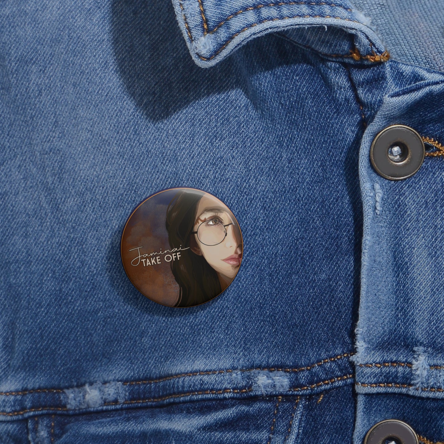 Jaminai - "TAKE OFF" Pin Button