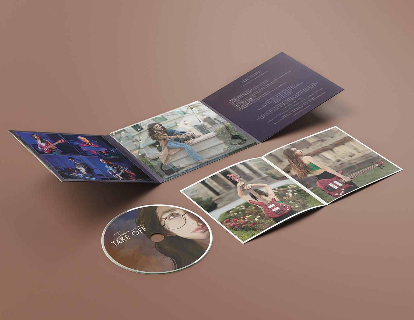 Jaminai - "TAKE OFF" CD Digipak With 16 Page Booklet