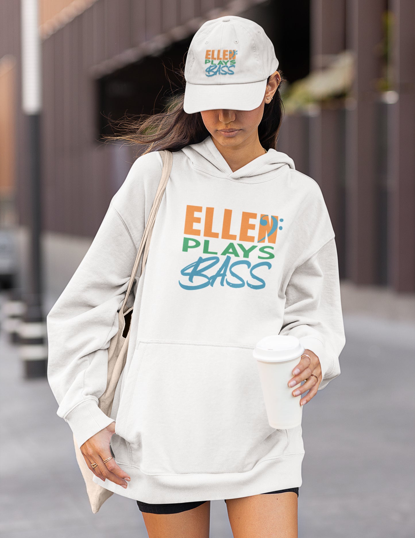 "EllenPlaysBass" Baseball Cap