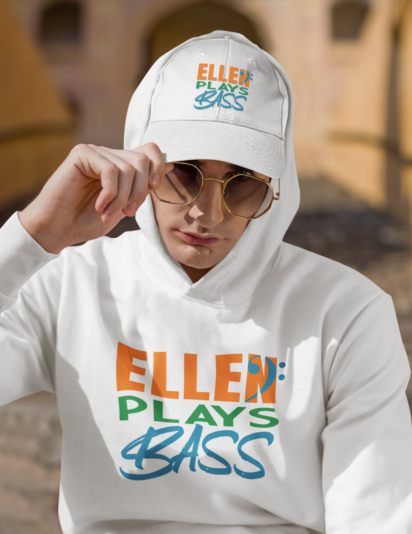 "EllenPlaysBass" Baseball Cap