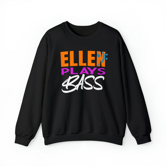 "EllenPlaysBass" Crewneck Sweatshirt