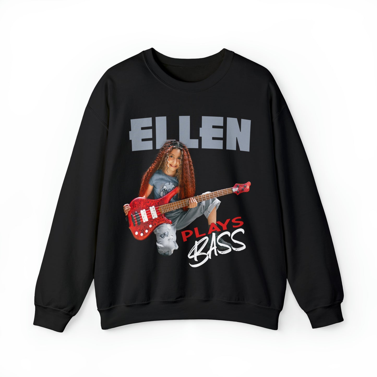 "EllenPlaysBass" Crewneck Sweatshirt