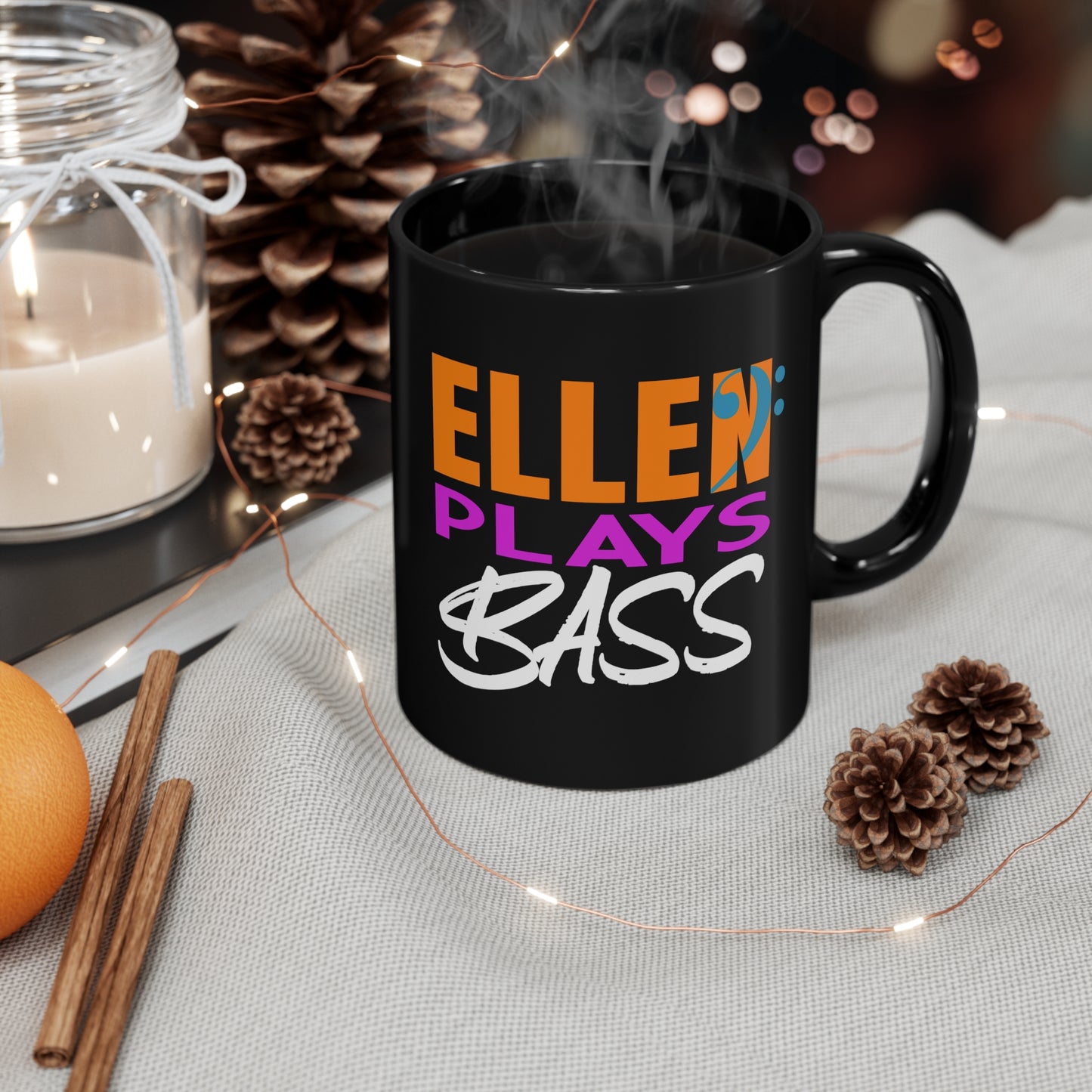 "EllenPlaysBass" Coffee Mug, 11oz