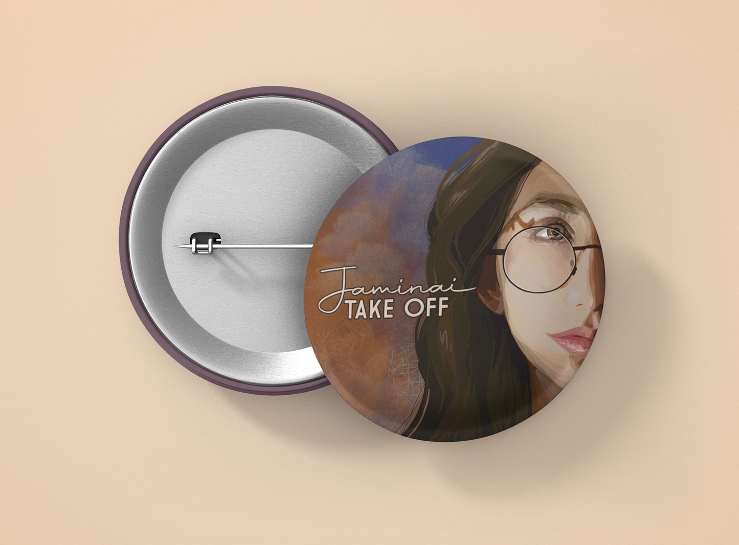 Jaminai - "TAKE OFF" Pin Button