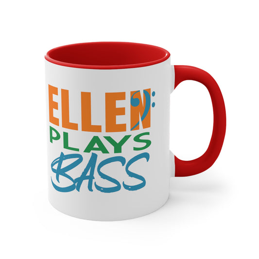 "EllenPlaysBass" Coffee Mug, 11oz