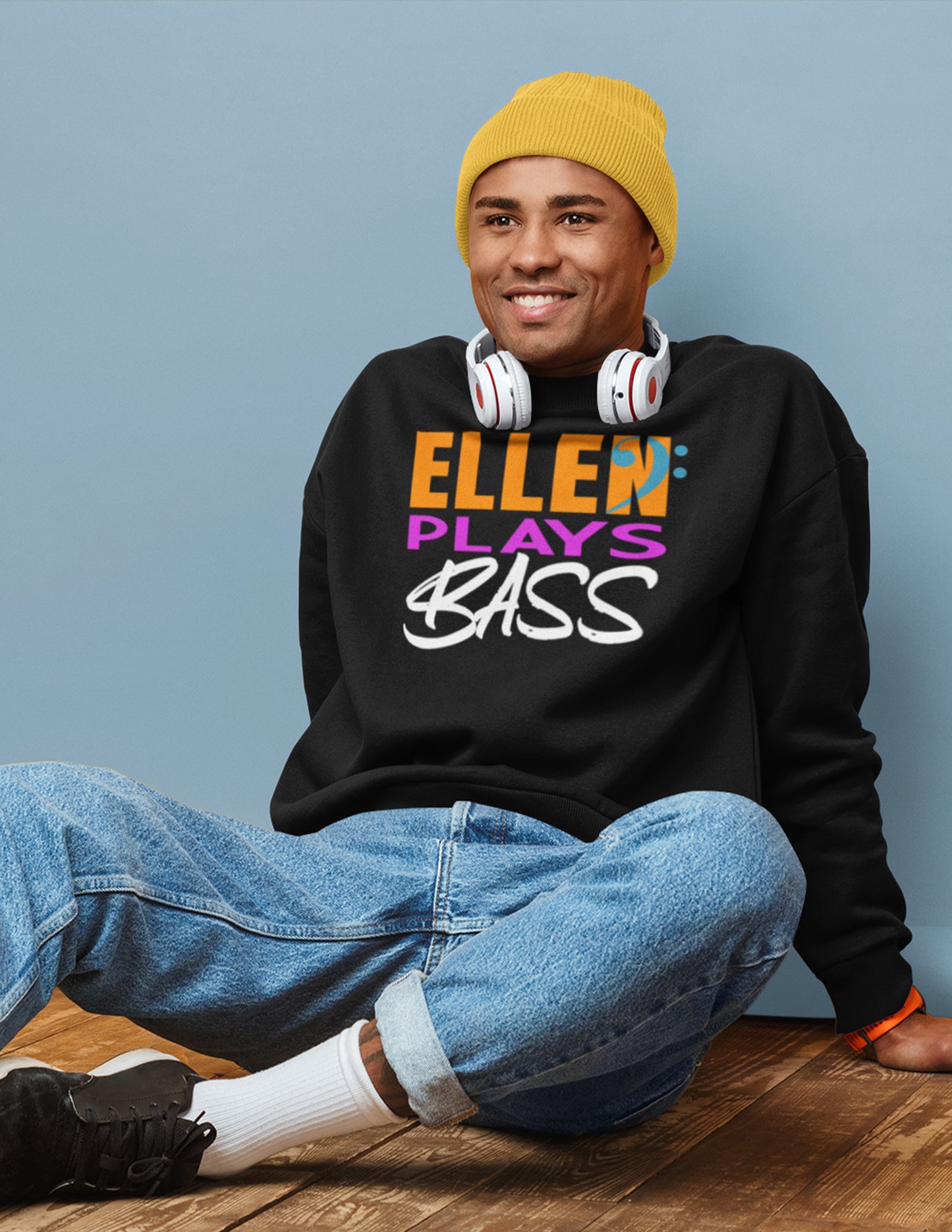 "EllenPlaysBass" Crewneck Sweatshirt