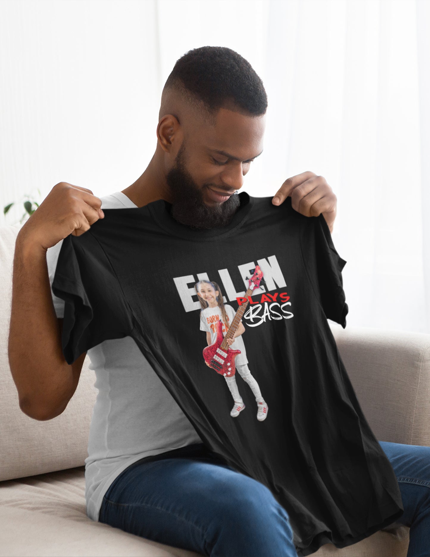 "EllenPlaysBass" Short Sleeve Tee