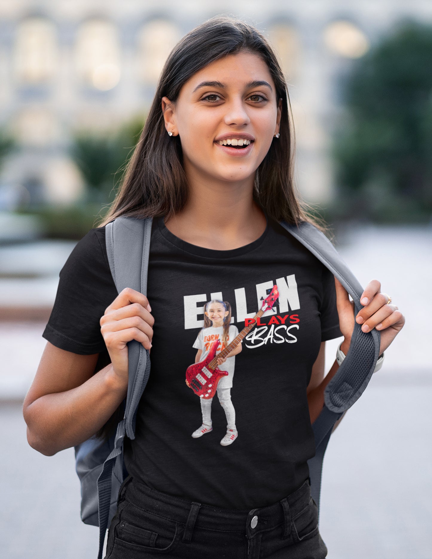 "EllenPlaysBass" Short Sleeve Tee