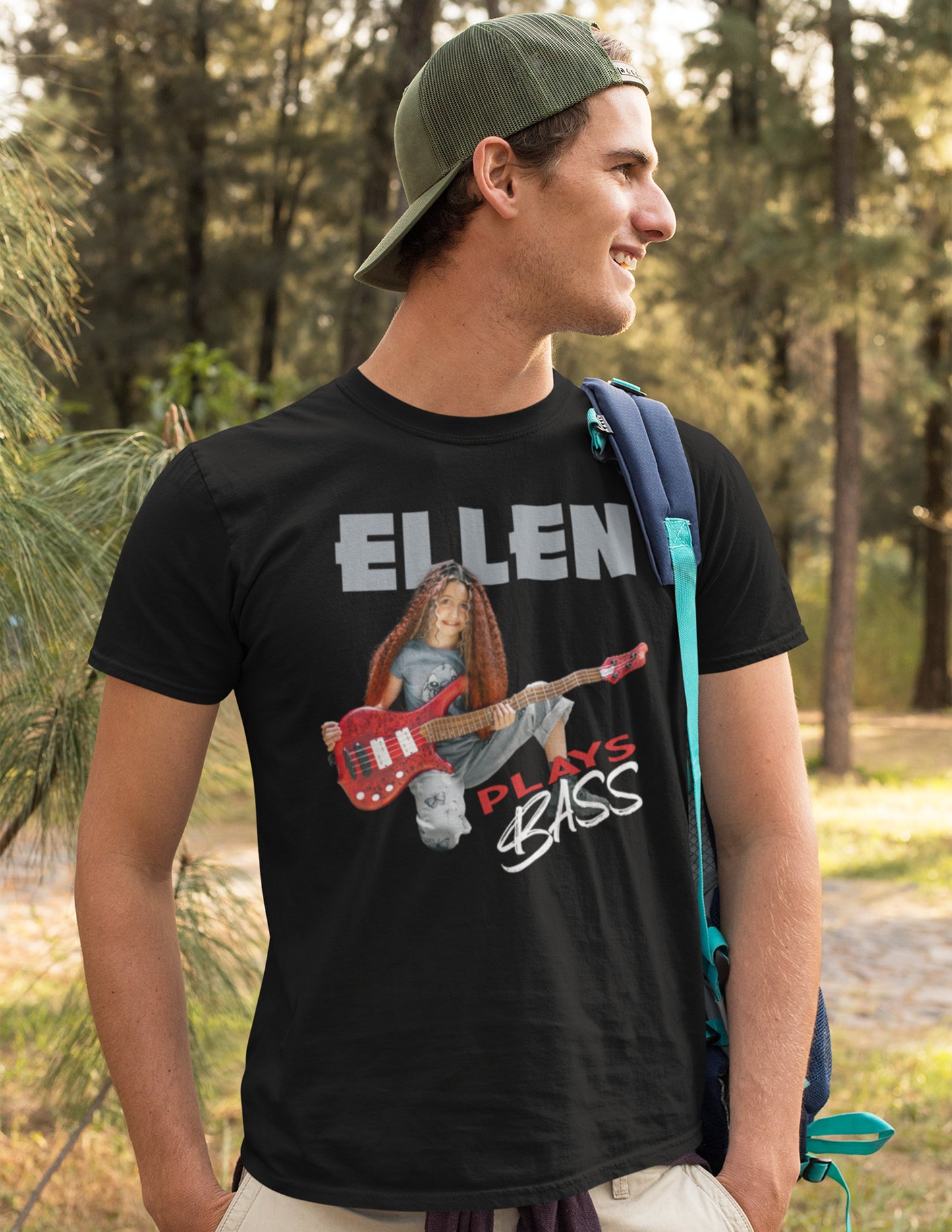 "EllenPlaysBass" Short Sleeve Tee