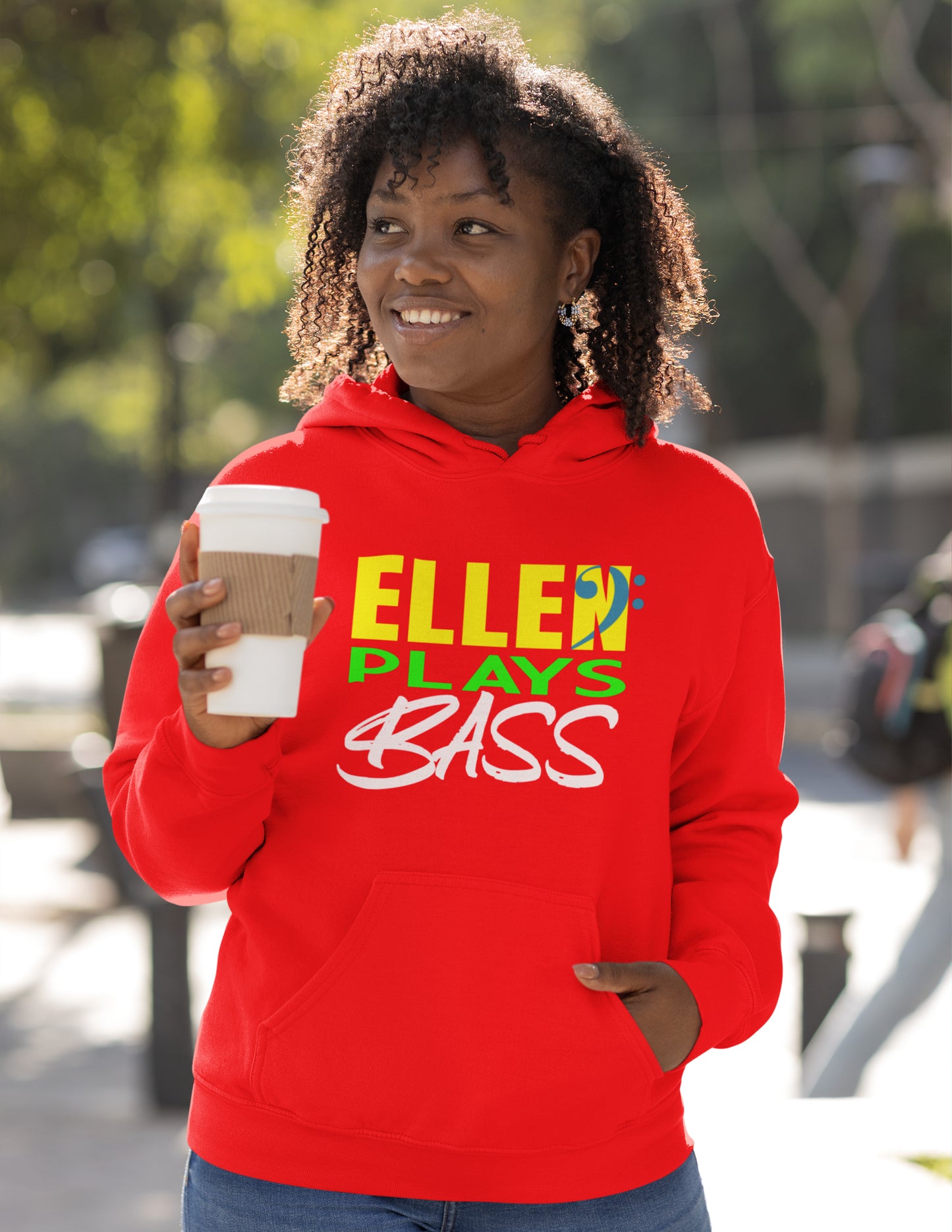 "EllenPlaysBass" Hoodie